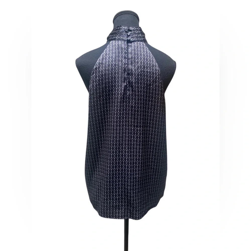Express Patterned Halter Blouse GUC M - Picture 2 of 5